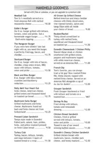 MENU – Eddie's Bar & Grill